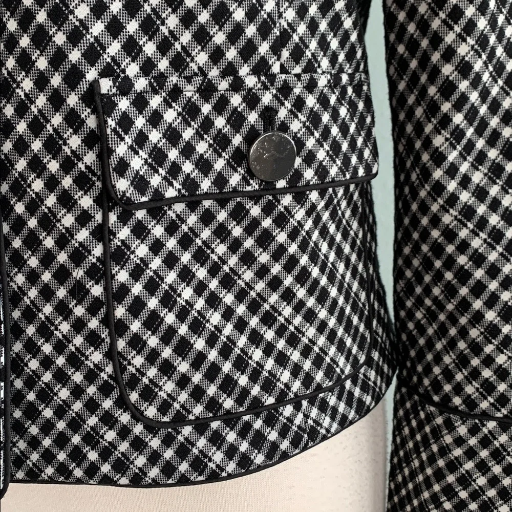 SPANX Ponte Plaid Jacquard Lady Jacket - Picture 11 of 16